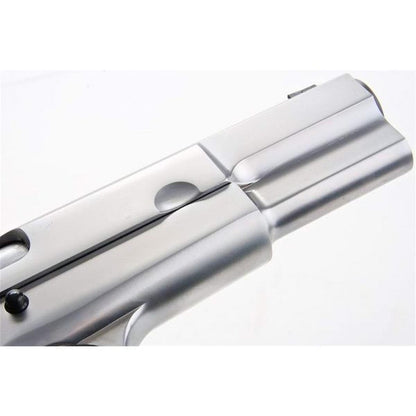 WE 新品 BROWNING HI POWER MK1 W/ ストック GBB エアソフト ピストル - シルバー-AIRSOFT GOGO エアガン・サバゲー用品通販