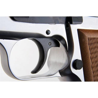 WE 新品 BROWNING HI POWER MK1 W/ ストック GBB エアソフト ピストル - シルバー-AIRSOFT GOGO エアガン・サバゲー用品通販