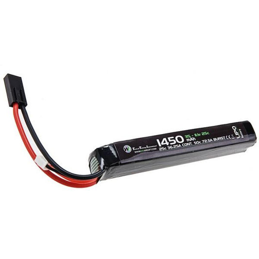 WE LIPO バッテリー 11.1V 1450MAH (25C) スティックタイプ-AIRSOFT GOGO エアガン・サバゲー用品通販