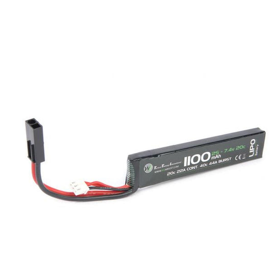 WE LIPO バッテリー 7.4V 1100MAH (20C) スティックタイプ-AIRSOFT GOGO エアガン・サバゲー用品通販