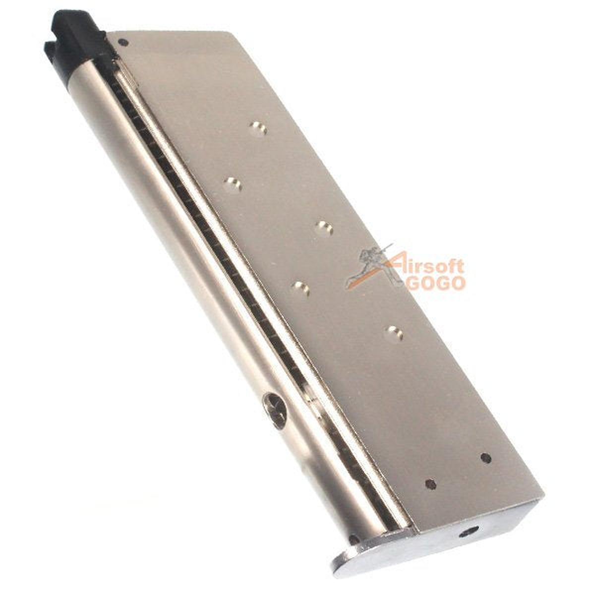 WE M1911 Socom、WE ガスブローバックピストル用WE AW 15rd マガジン（銀）-AIRSOFT GOGO エアガン・サバゲー用品通販