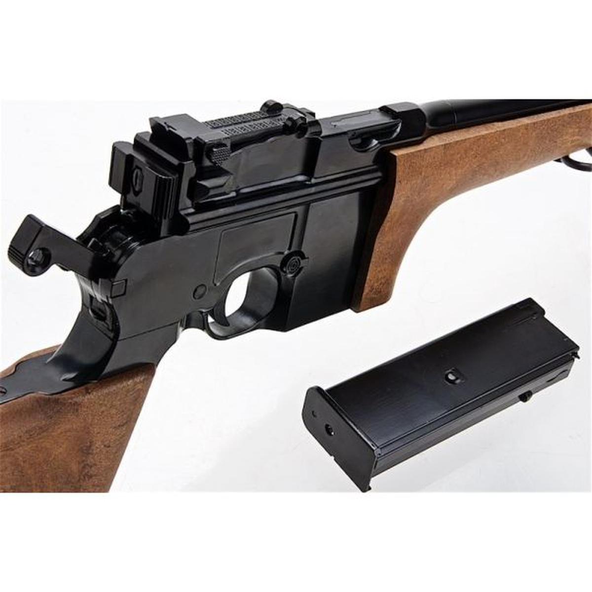 WE M712 GBB エアガン カービン - ブラック (マーキングなしバージョン)-AIRSOFT GOGO エアガン・サバゲー用品通販