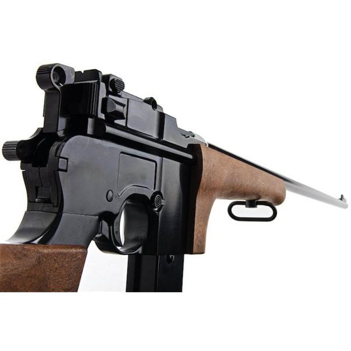 WE M712 GBB エアガン カービン - ブラック (マーキングなしバージョン)-AIRSOFT GOGO エアガン・サバゲー用品通販