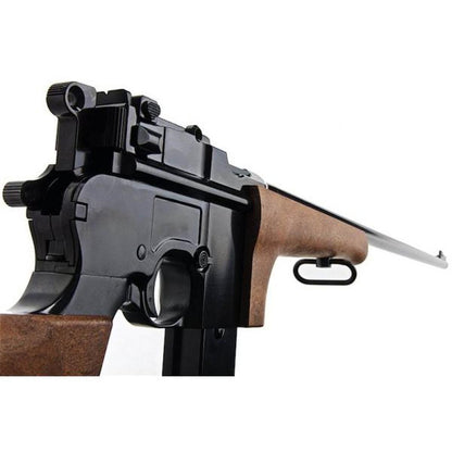 WE M712 GBB エアガン カービン - ブラック (マーキングなしバージョン)-AIRSOFT GOGO エアガン・サバゲー用品通販