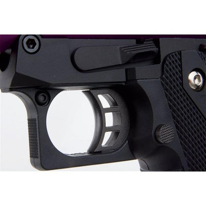 WE-TECH ハイキャパ 5.1 ギャラクシー タイプ A グリーン ガス エアガン ピストル - パープル スライド K フレーム-AIRSOFT GOGO エアガン・サバゲー用品通販