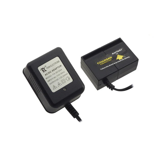 WELL 110V USプラグバッテリー充電器 R2 / R4 AEP用 (WELL-AC004A) - ブラック-AIRSOFT GOGO エアガン・サバゲー用品通販