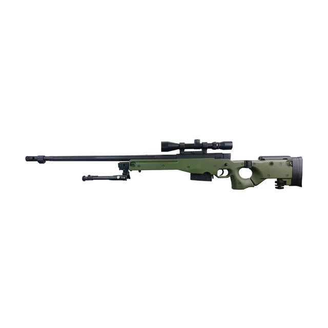 WELL L96 ガス スナイパー ライフル (スコープとバイポッド付き) (WELL-G96D)-AIRSOFT GOGO エアガン・サバゲー用品通販