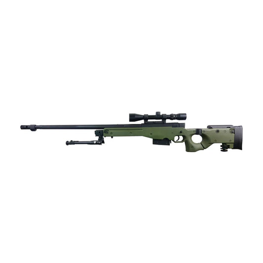 WELL L96 ガス スナイパー ライフル (スコープとバイポッド付き) (WELL-G96D)-AIRSOFT GOGO エアガン・サバゲー用品通販
