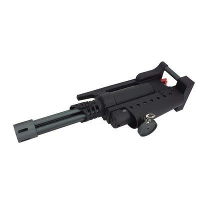 WELL Pro 三脚マウント式ロータリーミニガン AEG (WELL-WE23-H) - ブラック-AIRSOFT GOGO エアガン・サバゲー用品通販