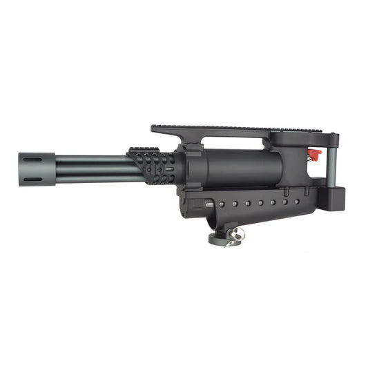 WELL Pro 三脚マウント式ロータリーミニガン AEG (WELL-WE23-H) - ブラック-AIRSOFT GOGO エアガン・サバゲー用品通販