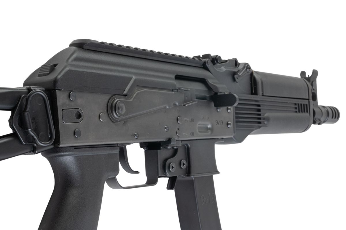 WELL PRO PP-19-01 Vityaz GBB エアソフト SMG - ブラック-AIRSOFT GOGO エアガン・サバゲー用品通販