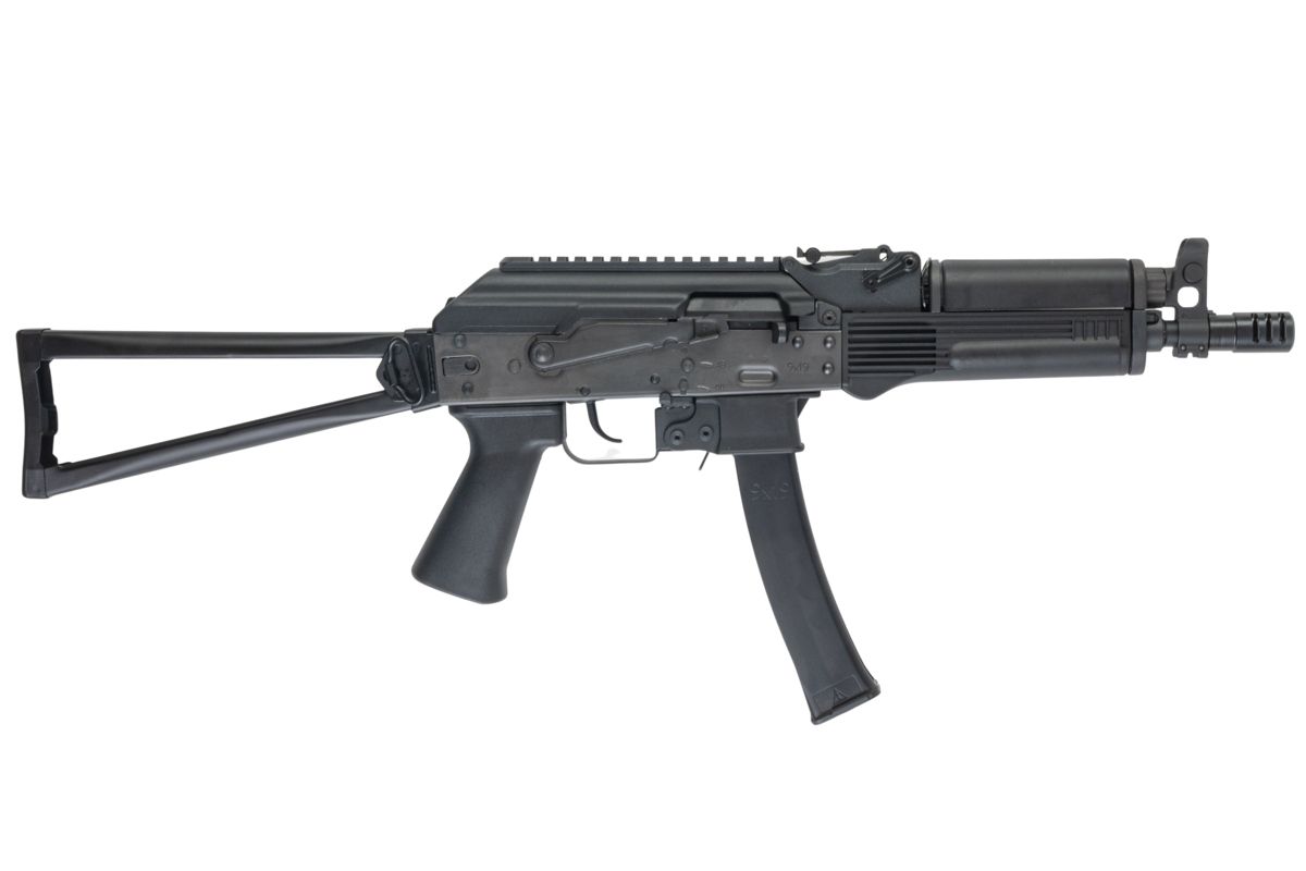 WELL PRO PP-19-01 Vityaz GBB エアソフト SMG - ブラック-AIRSOFT GOGO エアガン・サバゲー用品通販