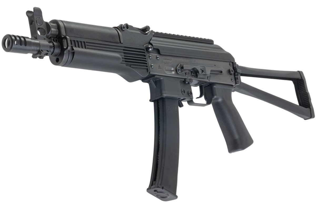 WELL PRO PP-19-01 Vityaz GBB エアソフト SMG - ブラック - サバゲー