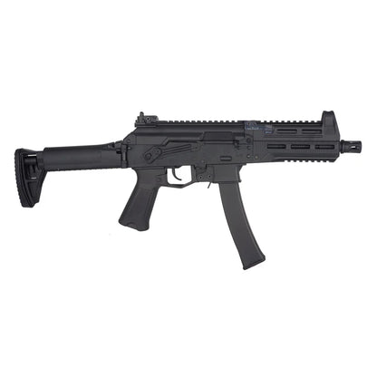 WELL Pro PPK-20 ETU SMG AEG エアソフトガン (WELL-WE06-1) - ブラック-AIRSOFT GOGO エアガン・サバゲー用品通販