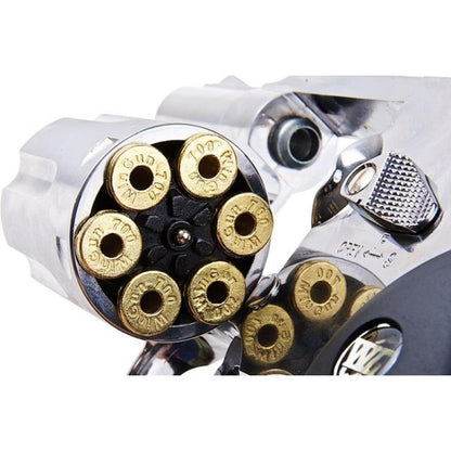 WINGUN エアソフト リボルバー CO2 733 (2 インチ、ブラック グリップ、6MM バージョン) - シルバー-AIRSOFT GOGO エアガン・サバゲー用品通販