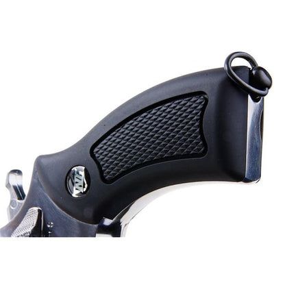 WINGUN エアソフト リボルバー CO2 733 (2 インチ、ブラック グリップ、6MM バージョン) - シルバー-AIRSOFT GOGO エアガン・サバゲー用品通販