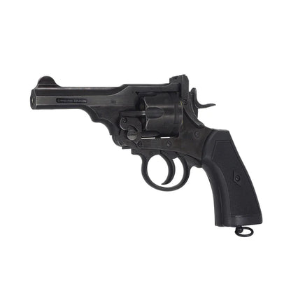 WinGun Webley MK VI .455 4インチ CO2 エアソフトリボルバー 警察モデル エイジド仕上げ-AIRSOFT GOGO エアガン・サバゲー用品通販