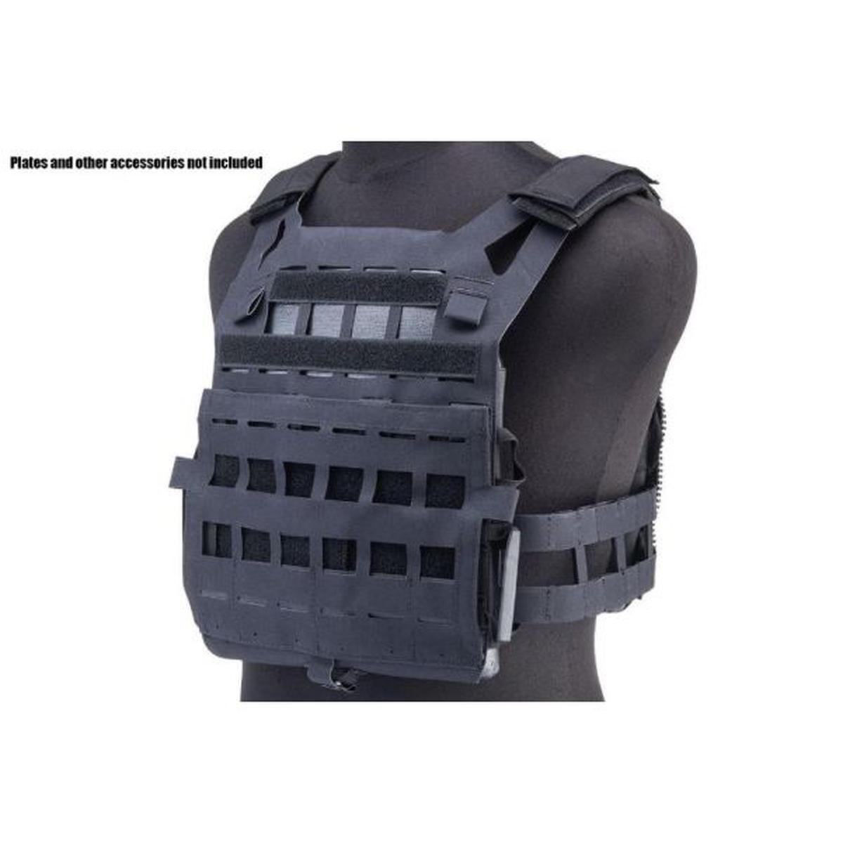 WOSPORT 軽量 SPC タクティカル ベスト - ブラック-AIRSOFT GOGO エアガン・サバゲー用品通販