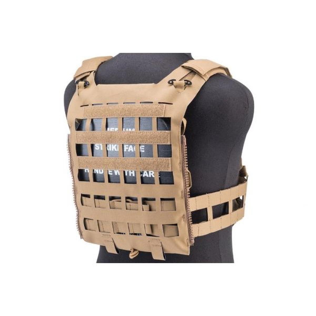 WOSPORT 軽量 SPC タクティカル ベスト - コヨーテ ブラウン-AIRSOFT GOGO エアガン・サバゲー用品通販