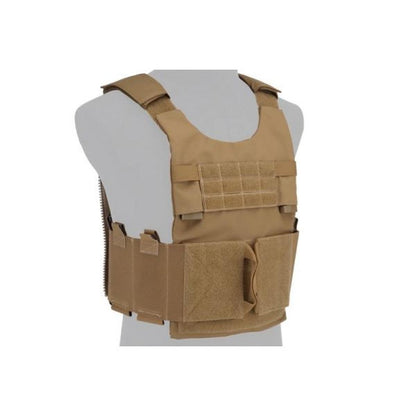 WOSPORT LV-119 タクティカル ベスト - コヨーテ ブラウン-AIRSOFT GOGO エアガン・サバゲー用品通販