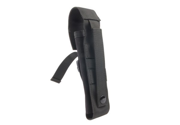 WoSport Molleフラッシュライトポーチ - ブラック-AIRSOFT GOGO エアガン・サバゲー用品通販
