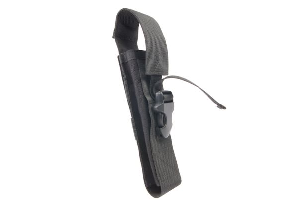 WoSport Molleフラッシュライトポーチ - ブラック-AIRSOFT GOGO エアガン・サバゲー用品通販