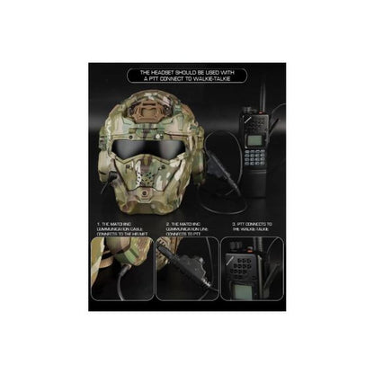 WOSPORT W アサルト ヘルメット II - ブラック-AIRSOFT GOGO エアガン・サバゲー用品通販