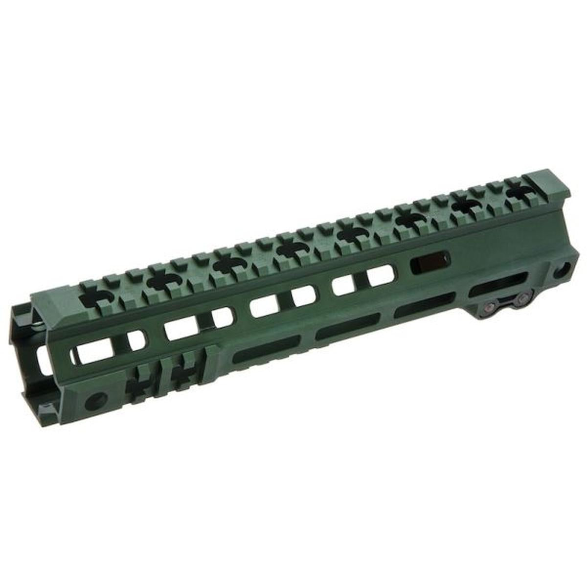 Z-PARTS MK4 レール (アルミニウム、10 インチ バレルナット付き) 東京マルイ M4 MWS GBBR エアガン用 - OD グリーン-AIRSOFT GOGO エアガン・サバゲー用品通販