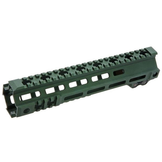 Z-PARTS MK4 レール (アルミニウム、10 インチ バレルナット付き) 東京マルイ M4 MWS GBBR エアガン用 - OD グリーン-AIRSOFT GOGO エアガン・サバゲー用品通販