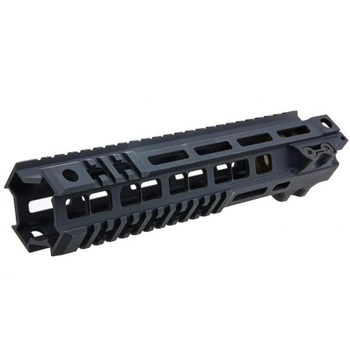 Z-PARTS MK4 レール (アルミニウム、バレルナット付き 10 インチ) GHK M4 GBBR エアガン用 - ブラック-AIRSOFT GOGO エアガン・サバゲー用品通販