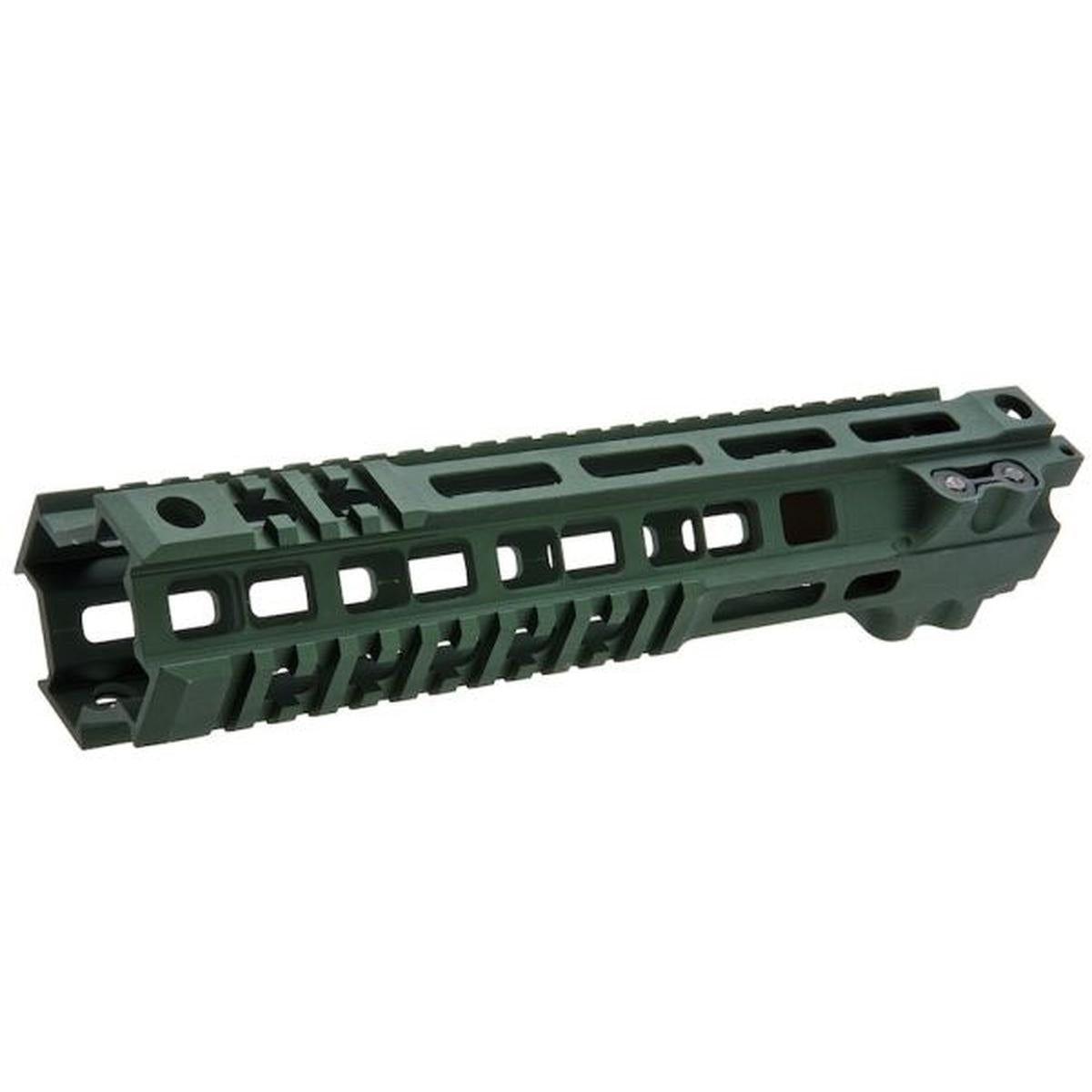 Z-PARTS MK4 レール (アルミニウム、バレルナット付き 10 インチ) VFC M4 GBBR エアソフト用 - OD グリーン-AIRSOFT GOGO エアガン・サバゲー用品通販