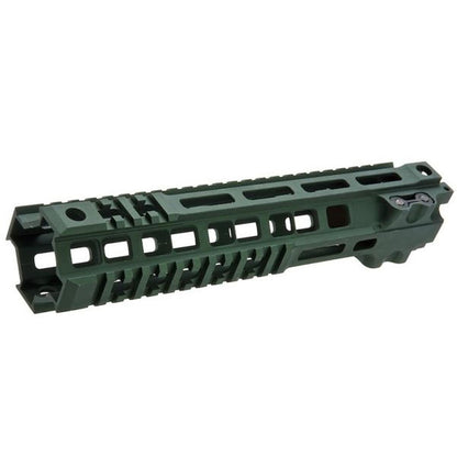 Z-PARTS MK4 レール (アルミニウム、バレルナット付き 10 インチ) VFC M4 GBBR エアソフト用 - OD グリーン-AIRSOFT GOGO エアガン・サバゲー用品通販