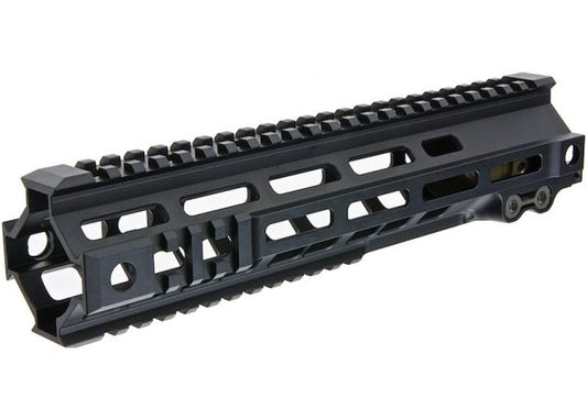 Z-Parts MK4レイル（アルミ製、10インチ、バレルナット付き）Tokyo MaruiM4 MWS GBBRエアソフトガン用 - ブラック-AIRSOFT GOGO エアガン・サバゲー用品通販
