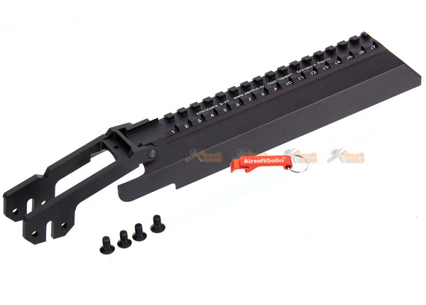 LCT / GHK AK series electric gun compatible B-33 dust trail top cover scope mount