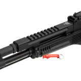 GHK、LCT AKシリーズ用AK レイルド ガスチューブ(ブラック)