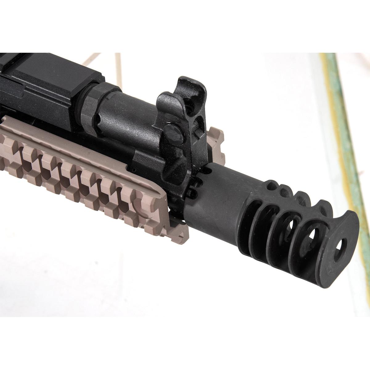 5KU RRD-4CAKスタイル 24mm CW マズルデバイスフラッシュハイダー(ブラック)-AIRSOFT GOGO エアガン・サバゲー用品通販