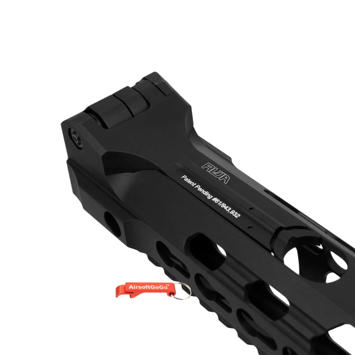 9インチ RWA Fortis SWITCH 556 キーモッドレイルシステム ブラックカラー 電動ガンM4シリーズ対応-AIRSOFT GOGO エアガン・サバゲー用品通販