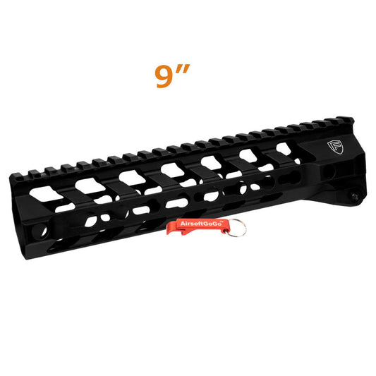 9インチ RWA Fortis SWITCH 556 キーモッドレイルシステム ブラックカラー 電動ガンM4シリーズ対応-AIRSOFT GOGO エアガン・サバゲー用品通販