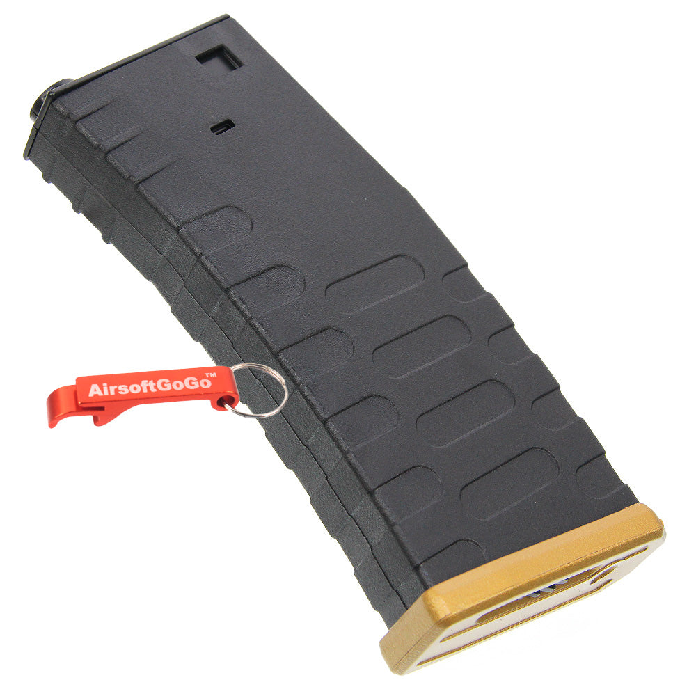 APS U-Mag 300 rounds magazine compatible with APS/ASR/UAR M4 series (Gold)