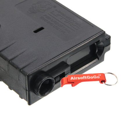 APS U-Mag 300 rounds magazine compatible with APS/ASR/UAR M4 series (Gold)