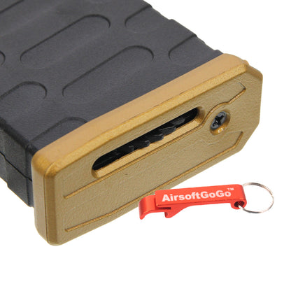 APS U-Mag 300 rounds magazine compatible with APS/ASR/UAR M4 series (Gold)