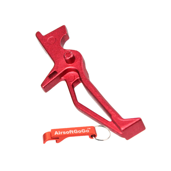 APS straight type trigger for electric gun M4/M16 (red)
