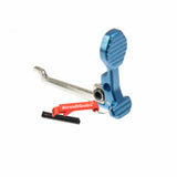 APS bolt release lever for electric gun M4 (blue)