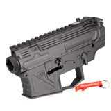 APS PER Receiver Frame/Receiver Set Compatible with APS M4 Electric Gun/VER.2 Mecha Box (Black)