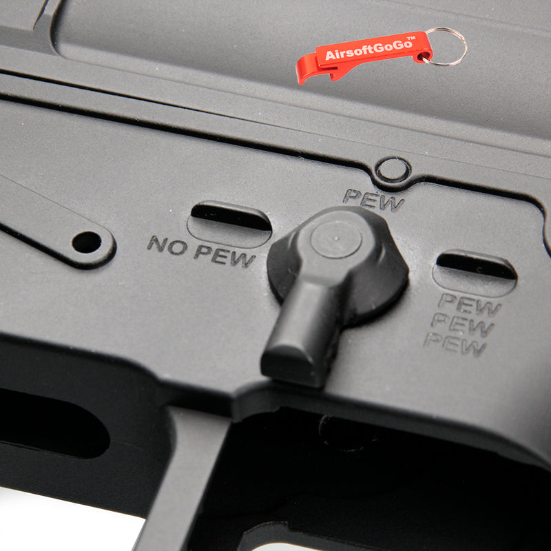 APS PER Receiver Frame/Receiver Set Compatible with APS M4 Electric Gun/VER.2 Mecha Box (Black)