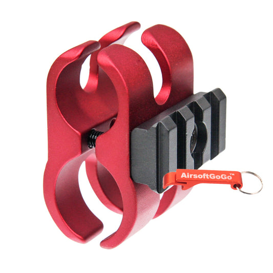 APS/Marui/PPS/G&amp;P/A&amp;K/S&amp;T CAM870 APS metal barrel mount for M870 (red)