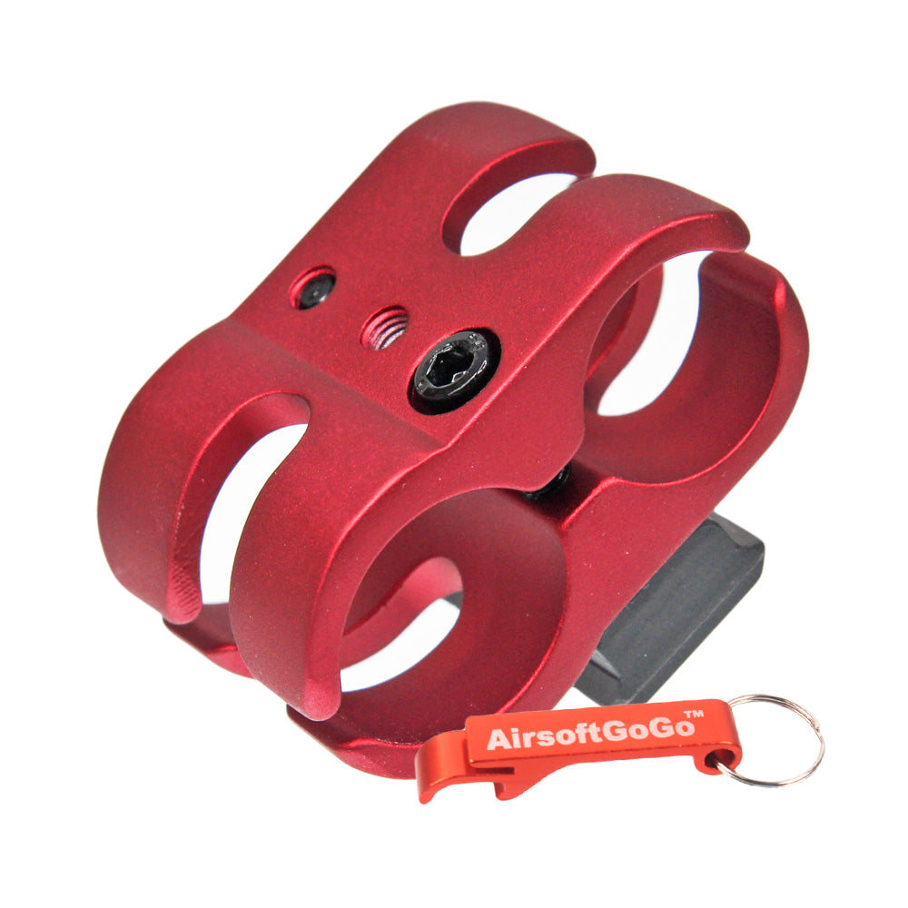 APS/Marui/PPS/G&amp;P/A&amp;K/S&amp;T CAM870 APS metal barrel mount for M870 (red)