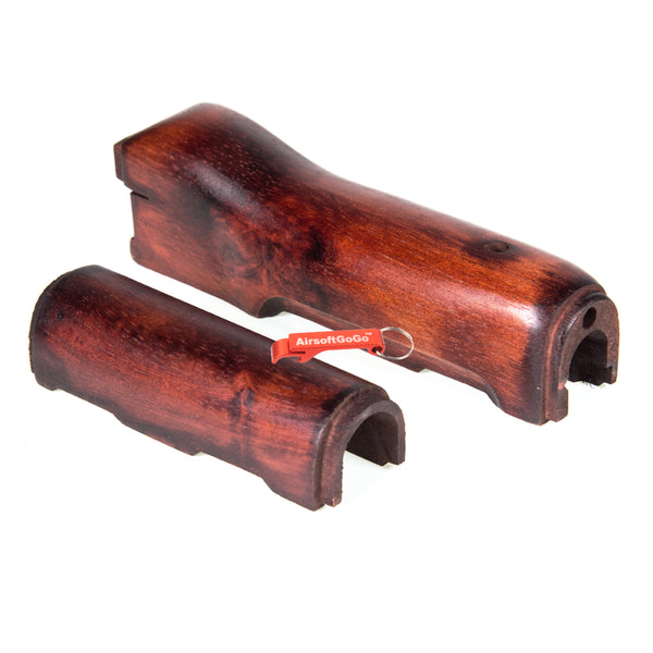 APS AK / ASK series compatible 74 type real wood hand guard &amp; stock set