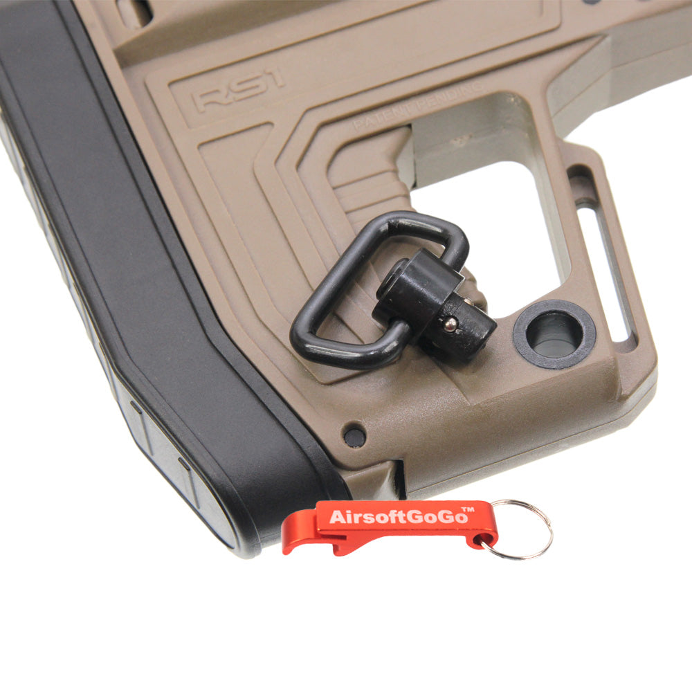 APS RS-1 type stock for electric gun M4 (dark earth color)
