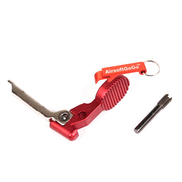 F1 Firearms Bolt Release Lever for APS M4 AEG (Red)